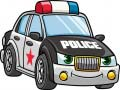 Hra Kreslené policajné autá online
