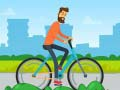 Hra Rodinná jazda na bicykli v parku Match 3 online