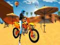 Hra Motocross Hra na Pláži: Preteky Motocykelových Kaskadérů online
