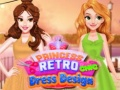 Hra Návrh retro chic šiat pre princeznú online