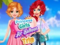 Hra Výlet princezien balónom online