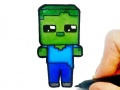 Hra Jednoduché Maľovanie pre Deti Mineblox online