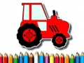 Hra Jednoduché detské maľovanie - Traktor online