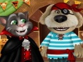 Hra Hovoriaci Tom a Angela: Halloween párty online