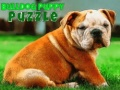 Hra Puzzle šteniatko bulldoga online