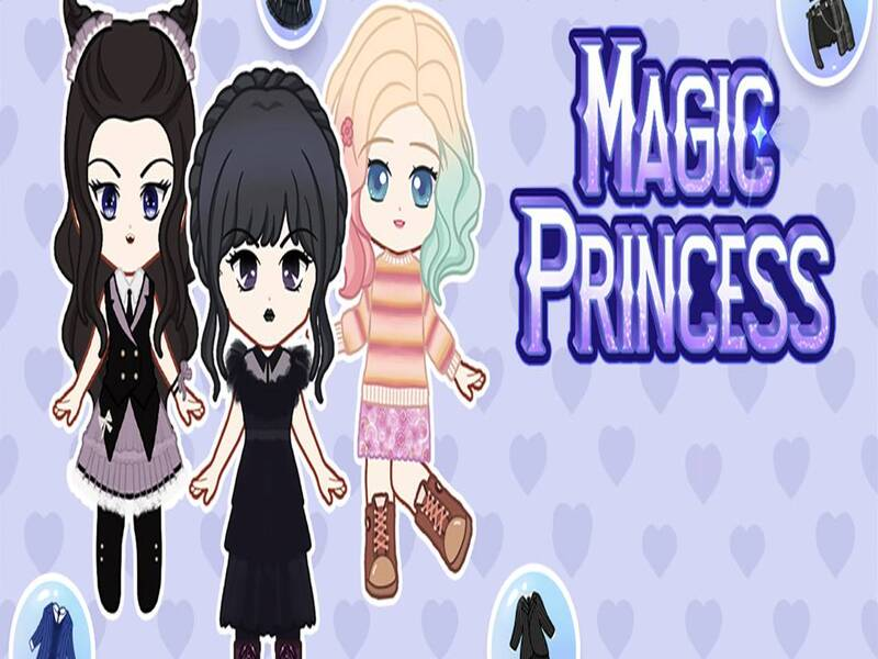 Hra Magic Princess: Obliekame bábiku online