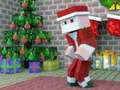 Hra MineCraft Vianočná Puzzle online