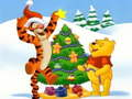 Hra Vianočná skladačka Winnie the Pooh online