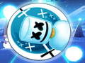 Hra Hop Ball 3D: Tancujúca guľa na Marshmello dlaždicovej ceste online