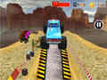 Hra Preteky Monster Truck s ťažkými trikmi online