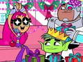 Hra Teen Titans: Vianočné hviezdy online