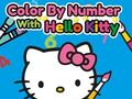 Hra Farbi podľa čísel s Hello Kitty online