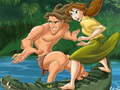Hra Kolekcia puzzle s Tarzanom online