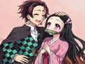 Hra Nezuko Puzzle online