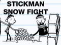 Hra StickMan Snehová Bitka online