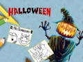 Hra Halloween maľovanka online