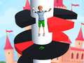 Hra Kráľovský Helix Skok 3D online