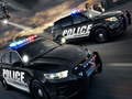 Hra Policajné autá puzzle sklíčka online