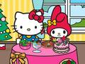 Hra Vianočná večera s Hello Kitty a priateľmi online