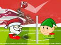 Hra Zimný hlavový futbal Santa online