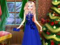 Hra Elsa Frozen: Vianočné obliekanie online
