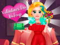 Hra Make-up na Deň svätého Valentína online