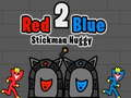 Hra Červený a Modrý Stickman Objatie 2 online