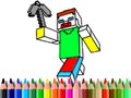 Hra Návrat do školy: Minecraft maľovanie online