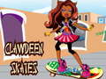 Hra Clawdeen na korčuliach online