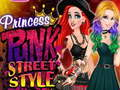 Hra Súťaž o štýl ulice princeznej punk online