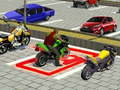 Hra Hra na parkovanie bicyklov v meste superhrdinov 3D online