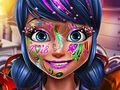 Hra Dotted girl novoročný make-up online