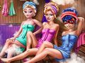 Hra Super dievčatá: sauna skutočný život online