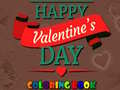 Hra Kniha na vymaľovanie Šťastný Deň svätého Valentína online