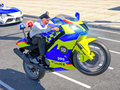 Hra Policajný bicykel stunt preteky hra online