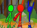 Hra StickMan Bratia proti Zombie online