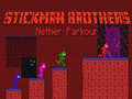 Hra Stickman Bratia Nether Parkour online
