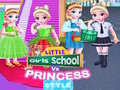 Hra Škola malých dievčat vs štýl princeznej online