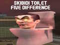 Hra Skibidi Toaleta Päť Rozdielov online