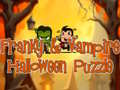 Hra Franky a upírska Halloween puzzle online