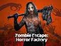 Hra Útek pred zombíkmi: Továreň hrôzy online