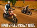 Hra Vysokorýchlostný bláznivý bicykel online