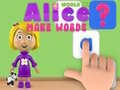 Hra Svet Alice: Tvorba Slov online