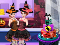 Hra Halloweenový party koláč online