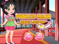 Hra Dizajn topánok princeznej Mulan online