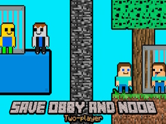 Hra Uložte Obbyho a Nooba Dvaja Hráči online
