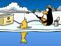 Hra Club Penguin: Rybolov na Ľade online