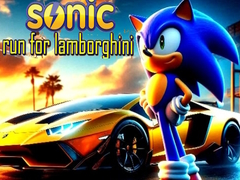 Hra Sonic Beží za Lamborghinim online