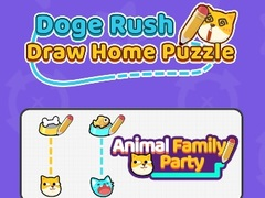 Hra Doge Rush: Nakresli Dom Puzzle online