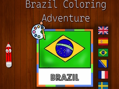 Hra Dobrodružstvo s farbením v Brazílii online